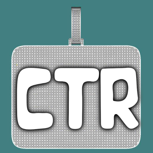 CUSTOM LETTER NECKLACE 3D BIG SQUARE