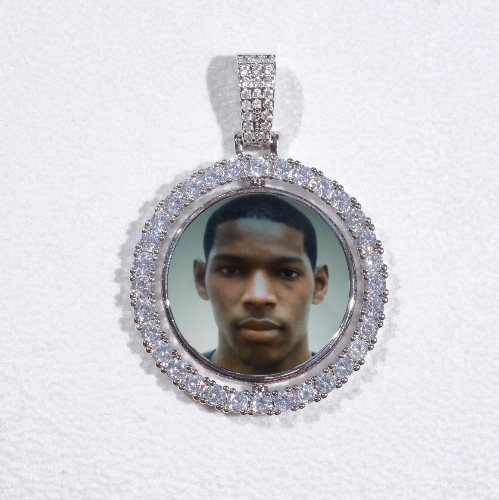 3D Spinning 2-Faced Custom Picture Pendant