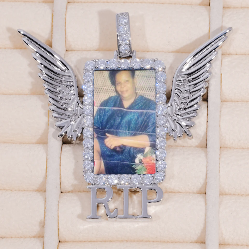 RIP WING 3D CUSTOM PICTURE PENDANT