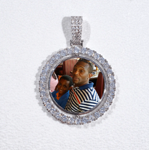3D Spinning 2-Faced Custom Picture Pendant