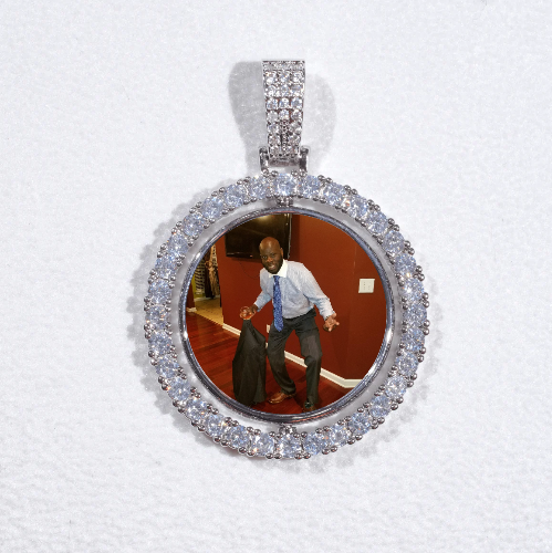 3D Spinning 2-Faced Custom Picture Pendant