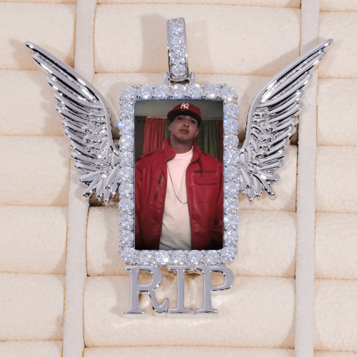 RIP WING 3D CUSTOM PICTURE PENDANT