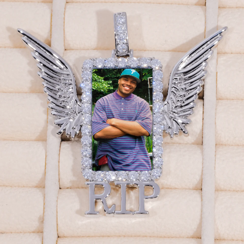 RIP WING 3D CUSTOM PICTURE PENDANT