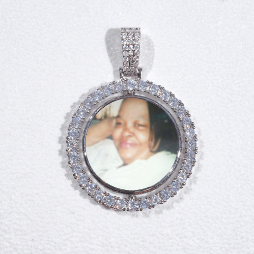 3D Spinning 2-Faced Custom Picture Pendant
