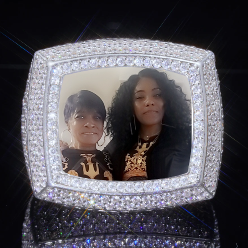 3D CUSTOM PICTURE ICED RING