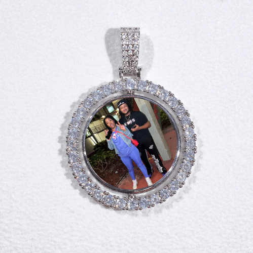 3D Spinning 2-Faced Custom Picture Pendant