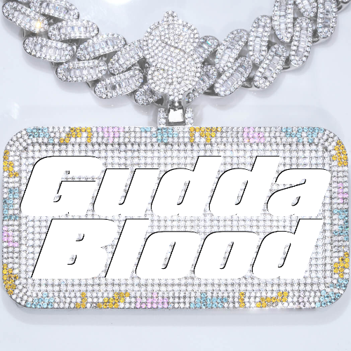 CUSTOM LETTER NECKLACE 3D COLORFUL SQUARE