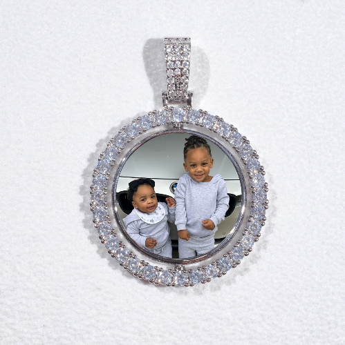 3D Spinning 2-Faced Custom Picture Pendant