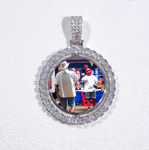 3D Spinning 2-Faced Custom Picture Pendant