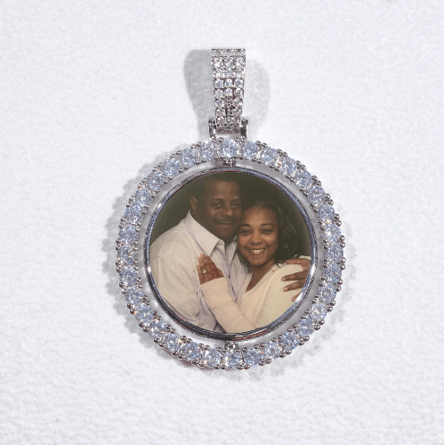 3D Spinning 2-Faced Custom Picture Pendant