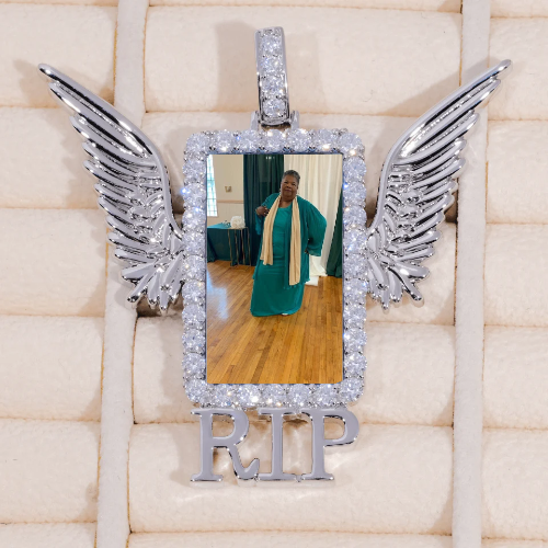 RIP WING 3D CUSTOM PICTURE PENDANT