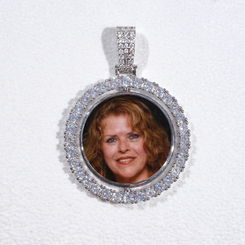 3D Spinning 2-Faced Custom Picture Pendant