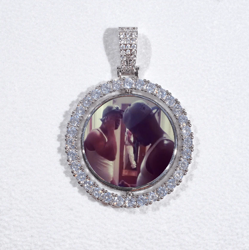 3D Spinning 2-Faced Custom Picture Pendant