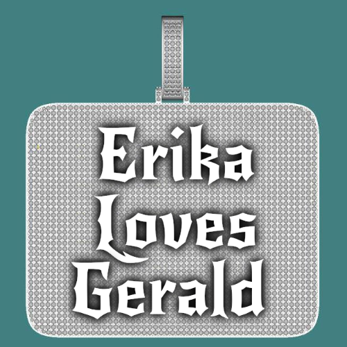 CUSTOM LETTER NECKLACE 3D BIG SQUARE