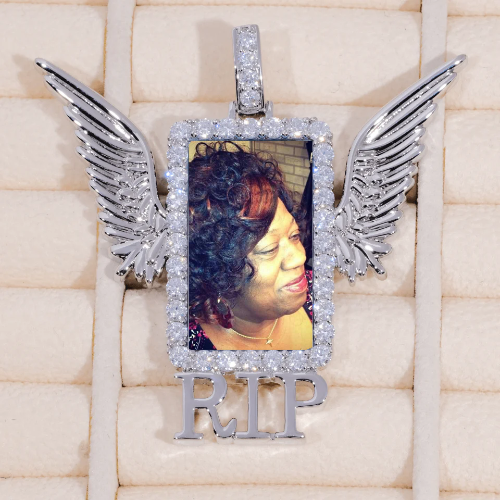 RIP WING 3D CUSTOM PICTURE PENDANT