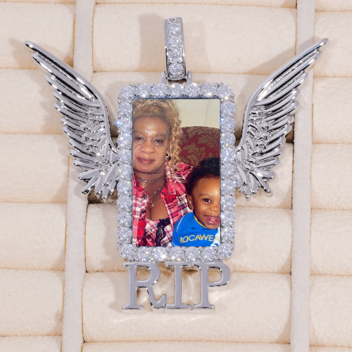 RIP WING 3D CUSTOM PICTURE PENDANT