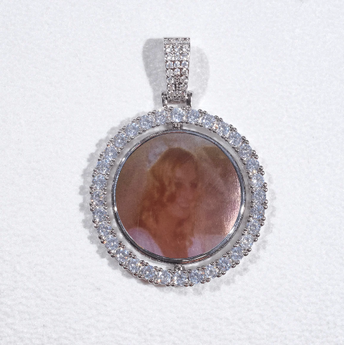 3D Spinning 2-Faced Custom Picture Pendant