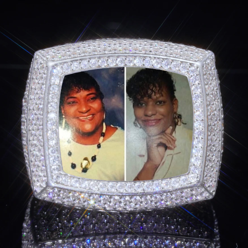 3D CUSTOM PICTURE ICED RING