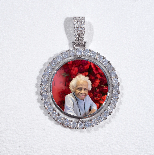 3D Spinning 2-Faced Custom Picture Pendant