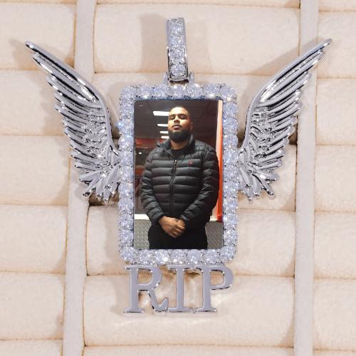 RIP WING 3D CUSTOM PICTURE PENDANT