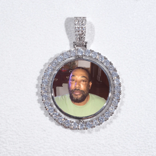 3D Spinning 2-Faced Custom Picture Pendant