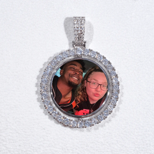3D Spinning 2-Faced Custom Picture Pendant