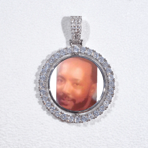 3D Spinning 2-Faced Custom Picture Pendant