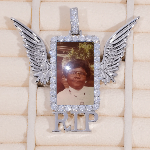 RIP WING 3D CUSTOM PICTURE PENDANT