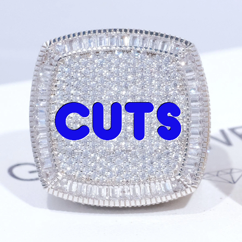 CUSTOM LETTER 3D ICED RING