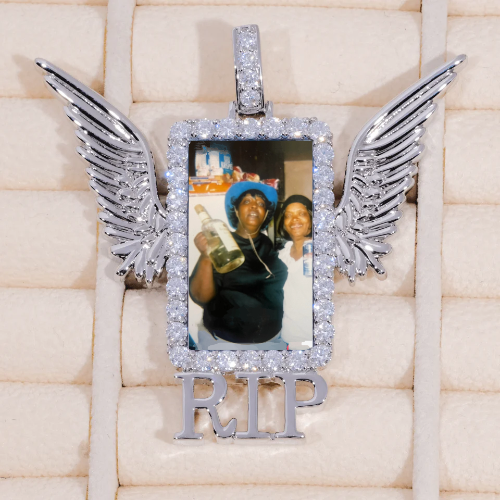 RIP WING 3D CUSTOM PICTURE PENDANT