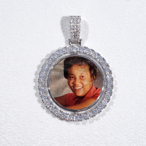 3D Spinning 2-Faced Custom Picture Pendant