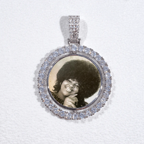 3D Spinning 2-Faced Custom Picture Pendant