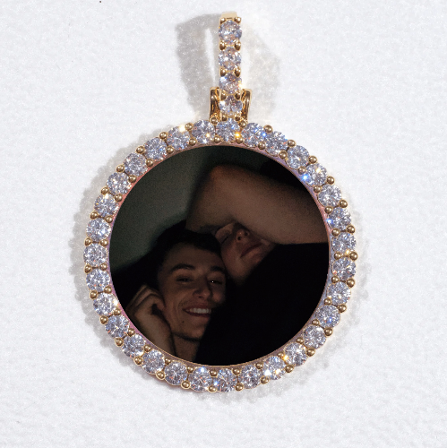 3D CIRCLE CUSTOM PICTURE PENDANT SMALL SIZE