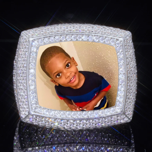 3D CUSTOM PICTURE ICED RING