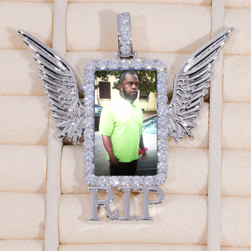 RIP WING 3D CUSTOM PICTURE PENDANT