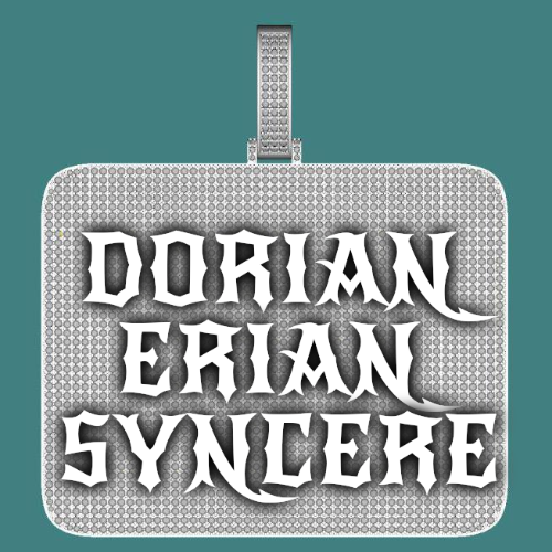 CUSTOM LETTER NECKLACE 3D BIG SQUARE