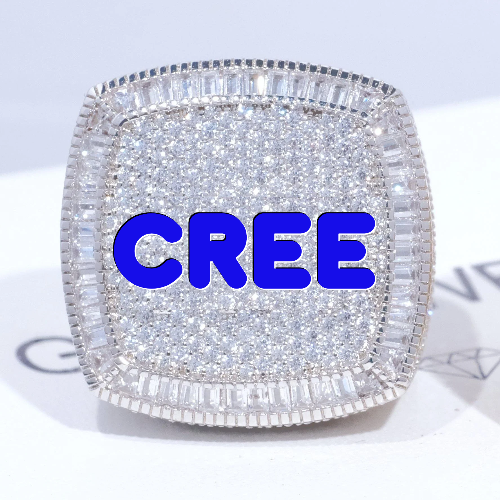 CUSTOM LETTER 3D ICED RING