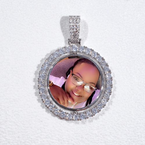 3D Spinning 2-Faced Custom Picture Pendant