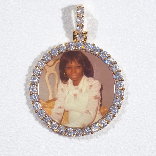 3D CIRCLE CUSTOM PICTURE PENDANT SMALL SIZE