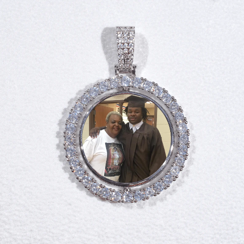 3D Spinning 2-Faced Custom Picture Pendant