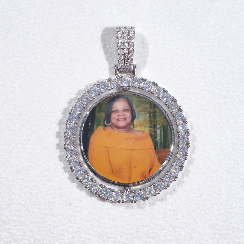 3D Spinning 2-Faced Custom Picture Pendant
