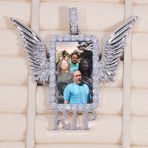 RIP WING 3D CUSTOM PICTURE PENDANT