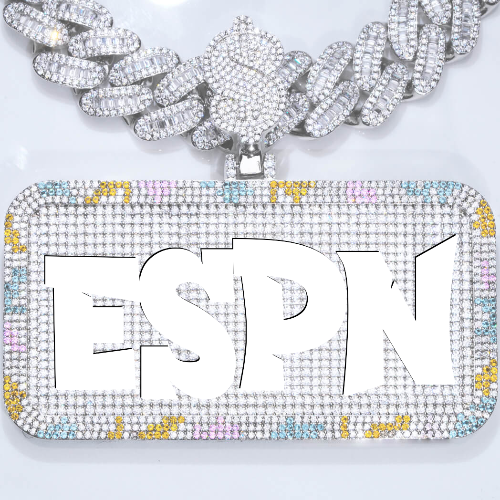 CUSTOM LETTER NECKLACE 3D COLORFUL SQUARE