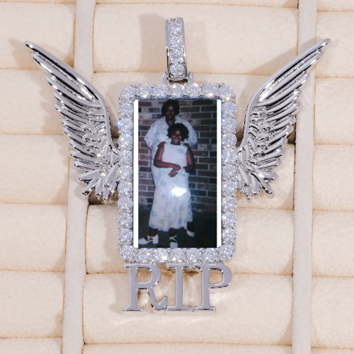 RIP WING 3D CUSTOM PICTURE PENDANT