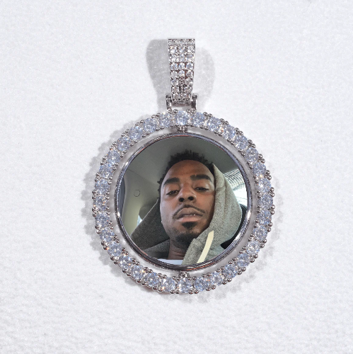 3D Spinning 2-Faced Custom Picture Pendant