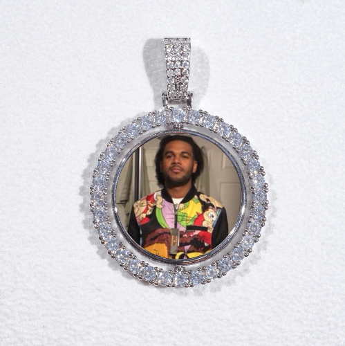 3D Spinning 2-Faced Custom Picture Pendant