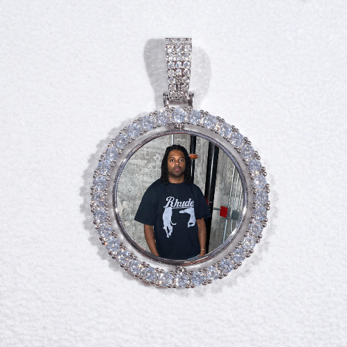 3D Spinning 2-Faced Custom Picture Pendant