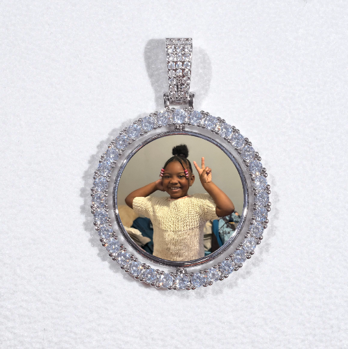 3D Spinning 2-Faced Custom Picture Pendant