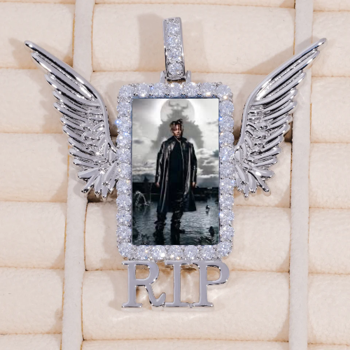 RIP WING 3D CUSTOM PICTURE PENDANT