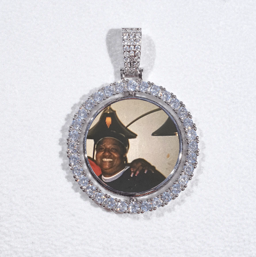 3D Spinning 2-Faced Custom Picture Pendant